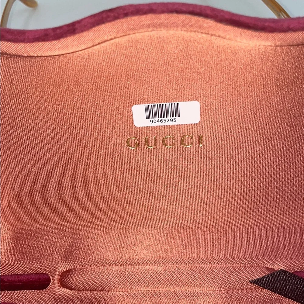 Gucci Women's Gold Cat-Eye Glasses - Picture 8 of 10